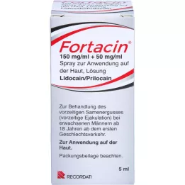 FORTACIN 150 mg/ml + 50 mg/ml σπρέι για εφαρμογή στο δέρμα, 5 ml