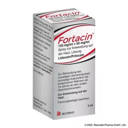 FORTACIN 150 mg/ml + 50 mg/ml σπρέι για εφαρμογή στο δέρμα, 5 ml