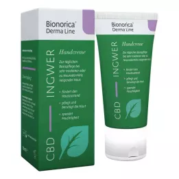 BIONORICA Derma Line Ginger-CBD Κρέμα χεριών, 50 ml