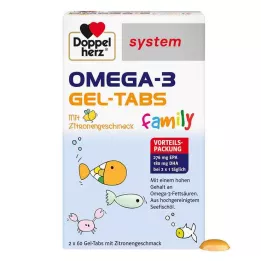 DOPPELHERZ Οικογενειακό σύστημα Omega-3 Gel-Tabs, 120 τεμάχια