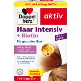 DOPPELHERZ Κάψουλες Hair Intensive+Biotin, 100 κάψουλες