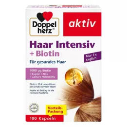 DOPPELHERZ Κάψουλες Hair Intensive+Biotin, 100 κάψουλες