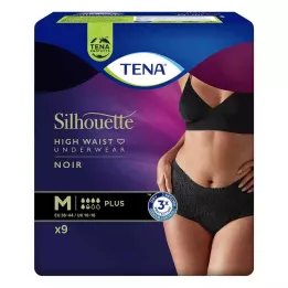 TENA SILHOUETTE συν M noir, 9 τεμάχια