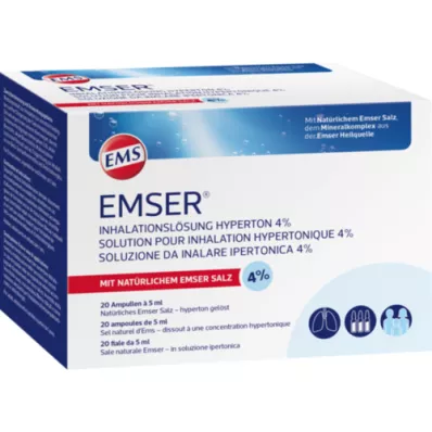 EMSER Εισπνευστικό διάλυμα υπερτονικό 4%, 20X5 ml