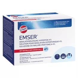 EMSER Εισπνευστικό διάλυμα υπερτονικό 4%, 20X5 ml
