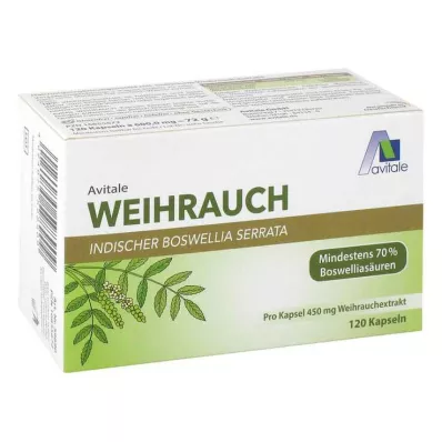 WEIHRAUCH 450 mg κάψουλες Boswellia Serrata, 120 κάψουλες