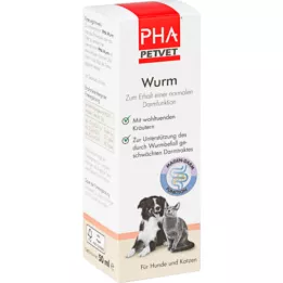 PHA Σταγόνες για σκουλήκια για σκύλους/γάτες, 50 ml