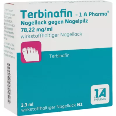 TERBINAFIN-1A Pharma Nagell.g.Nagelpilz 78,22mg/ml, 3,3 ml
