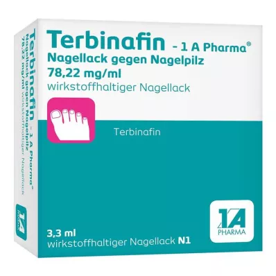 Βερνίκι νυχιών Terbinafin-1A Pharma κατά του μύκητα των νυχιών, 3,3 ml
