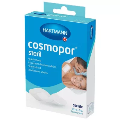 COSMOPOR Αποστειρωμένος επίδεσμος τραύματος 5x7,2 cm OTC, 5 τεμ