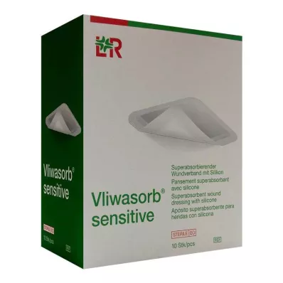 Vliwasorb sensitive 20x20 cm superabsorb.sound dressing, 10 τμχ