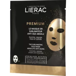LIERAC Χρυσή μάσκα φύλλου τελειοποίησης Premium, 1X20 ml