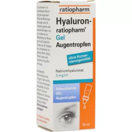 HYALURON-RATIOPHARM οφθαλμικές σταγόνες ζελέ, 10 ml
