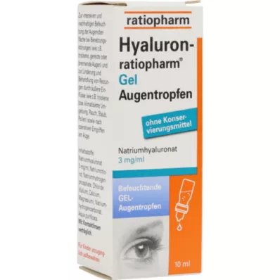 HYALURON-RATIOPHARM οφθαλμικές σταγόνες ζελέ, 10 ml