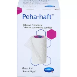 PEHA-HAFT Επίδεσμος στερέωσης latex-free 8 cmx4 m OTC, 1 τεμάχιο