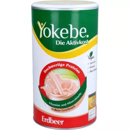 YOKEBE Φράουλα σε σκόνη NF2 χωρίς λακτόζη, 500 g