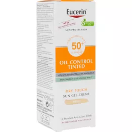 EUCERIN Sun Oil Control χρωματιστή κρέμα LSF 50+ light, 50 ml