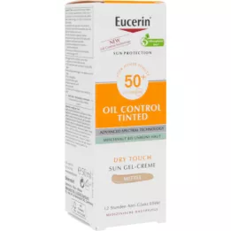 EUCERIN Sun Oil Control χρωματιστή κρέμα LSF 50+ γάντι, 50 ml