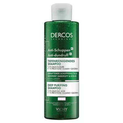 VICHY DERCOS Διάλυμα αντλίας κατά της πιτυρίδας K, 250 ml