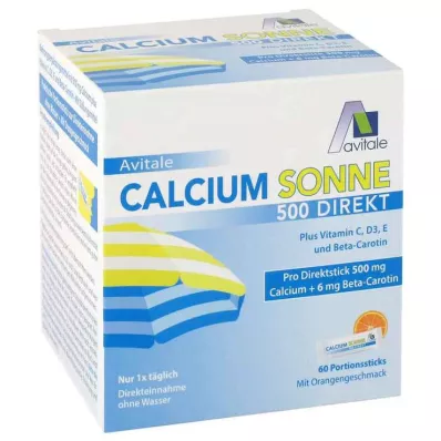 Calcium Sonne 500 sticks απευθείας μερίδας, 60 τεμάχια