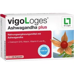 VIGOLOGES Ashwagandha plus κάψουλες, 120 κάψουλες