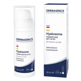 DERMASENCE Γαλάκτωμα ημερήσιας φροντίδας Hyalusome LSF 50, 50 ml