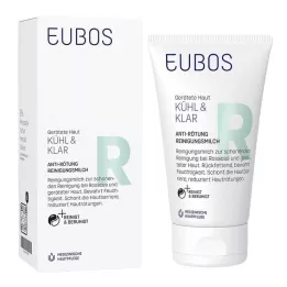 EUBOS KÜHL &amp; KLAR Γαλάκτωμα καθαρισμού κατά της ερυθρότητας, 150 ml