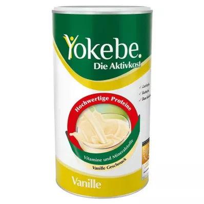 Yokebe βανίλια χωρίς λακτόζη σε σκόνη NF2, 500 γρ