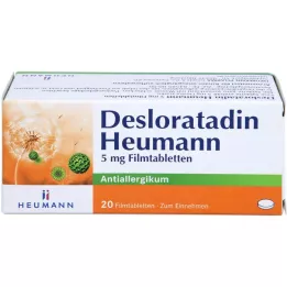 DESLORATADIN Heumann 5 mg επικαλυμμένα με λεπτό υμένιο δισκία, 20 τεμάχια