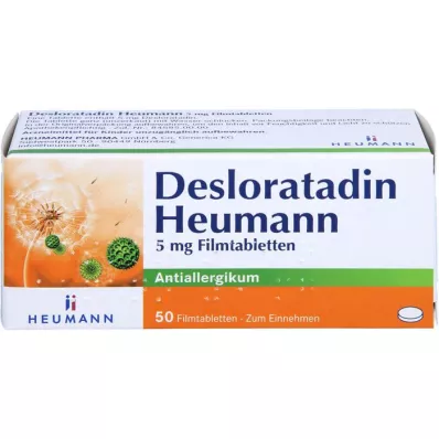 DESLORATADIN Heumann 5 mg επικαλυμμένα με λεπτό υμένιο δισκία, 50 τεμάχια