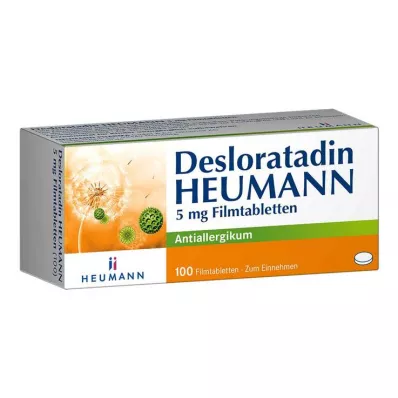 Desloratadine HEUMANN επικαλυμμένα με λεπτό υμένιο δισκία 5 mg, 100 τεμ