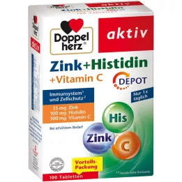 DOPPELHERZ Zinc+Histidine Depot Tablets active, 100 τεμάχια