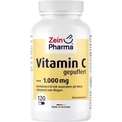 VITAMIN C KAPSELN 1000 mg ρυθμισμένα, 120 τεμάχια