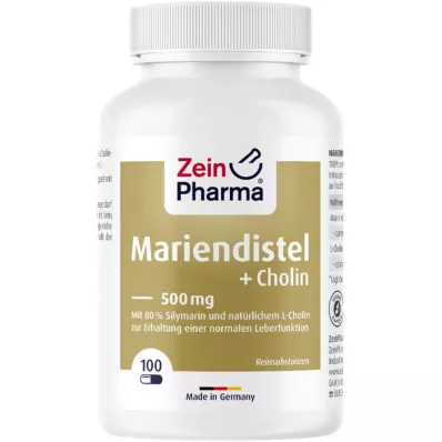 MARIENDISTEL+CHOLIN Κάψουλες 80% σιλυμαρίνη, 100 τεμάχια