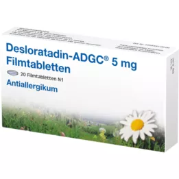 DESLORATADIN ADGC επικαλυμμένα με λεπτό υμένιο δισκία των 5 mg, 20 τεμάχια