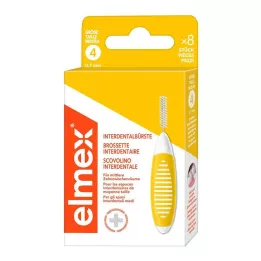 ELMEX Μεσοδόντια βουρτσάκια ISO μέγεθος 4 0,7 mm κίτρινο, 8 τεμ
