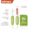 ELMEX Μεσοδόντια βουρτσάκια ISO μέγεθος 5 0,8 mm πράσινο, 8 τεμ