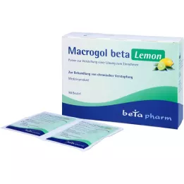 MACROGOL beta Lemon Plv.z.Her.e.Lsg.z.Oral, 10 τεμάχια