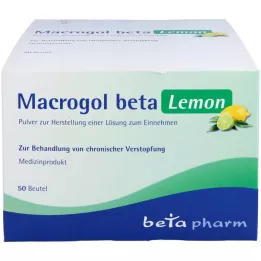 MACROGOL beta Lemon Plv.z.Her.e.Lsg.z.Oral, 50 τεμάχια
