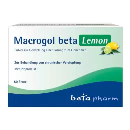 MACROGOL beta Lemon Plv.z.Her.e.Lsg.z.Oral, 50 τεμάχια