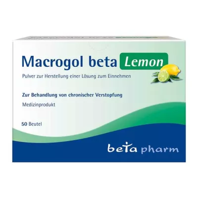MACROGOL beta Lemon Plv.z.Her.e.Lsg.z.Oral, 50 τεμάχια