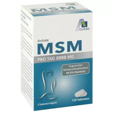 MSM δισκία 2000 mg, 120 τεμάχια MSM δισκία 2000 mg, 120 τεμάχια