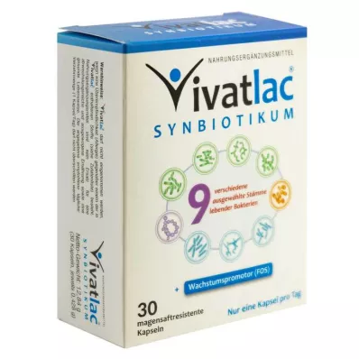 Vivatlac Synbiotic γαστροανθεκτικές κάψουλες, 30 τεμ