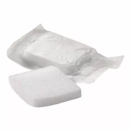 LIGASANO λευκός επίδεσμος 1x5x5 cm αποστειρωμένος, 10 τεμάχια