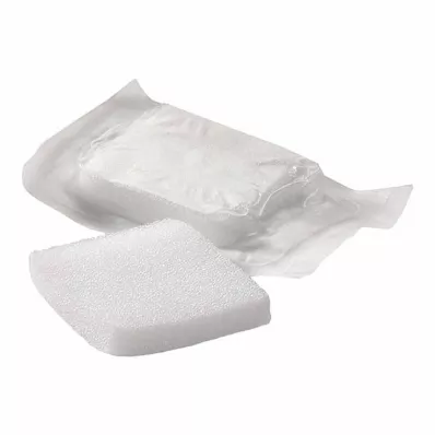 Ligasano λευκός επίδεσμος 1x5x5 cm αποστειρωμένος, 10 τεμ