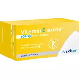 VITAMIN C AXICUR 500 mg επικαλυμμένα με λεπτό υμένιο δισκία, 100 τεμάχια