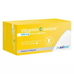 VITAMIN C AXICUR 500 mg επικαλυμμένα με λεπτό υμένιο δισκία, 100 τεμάχια