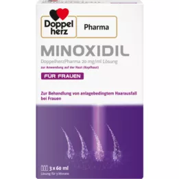 MINOXIDIL DoppelherzPhar.20mg/ml Lsg.Anw.Haut Frau, 3X60 ml