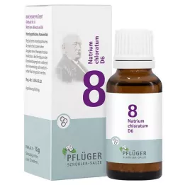 BIOCHEMIE Pflüger 8 Natrium chloratum D 6 σφαιρίδια, 15 g
