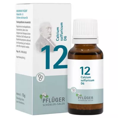 Biochemistry Pflueger 12 Calcium sulfuricum D 6 σφαιρίδια, 15 g